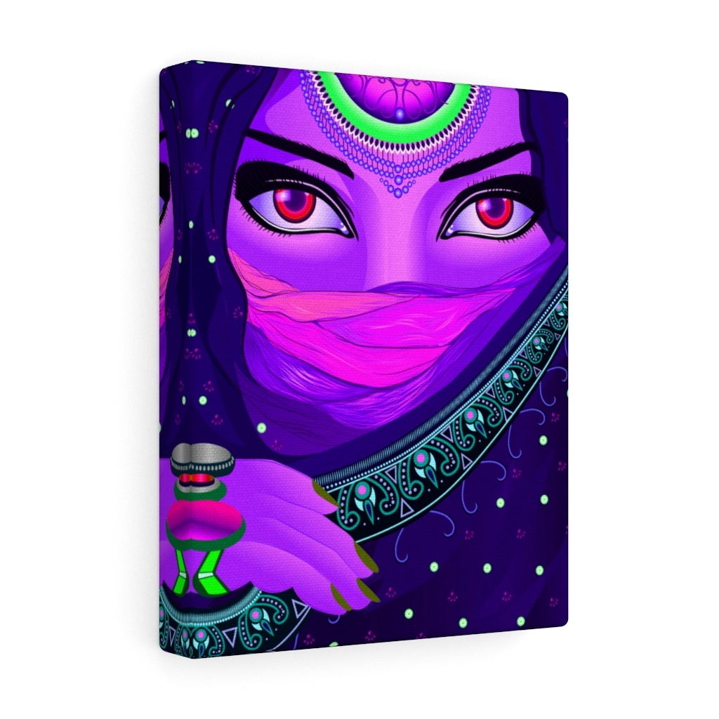 Indian Mystery Woman Red Eyes