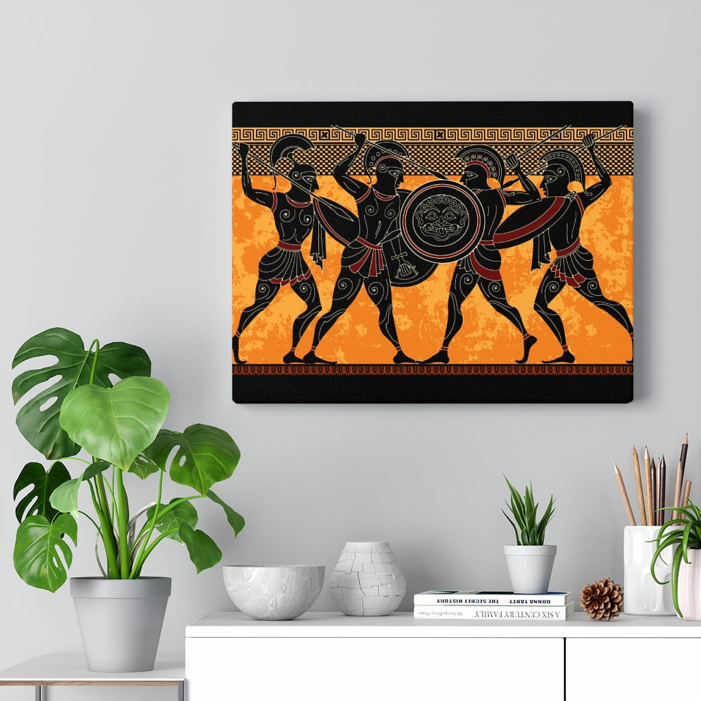 Greek Art Ancient Soldiers