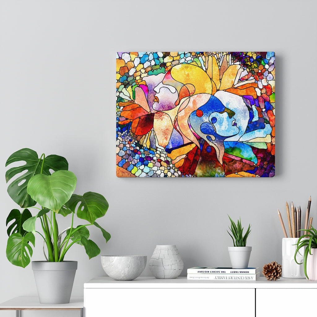 Stained Glass Multicolor Vivid