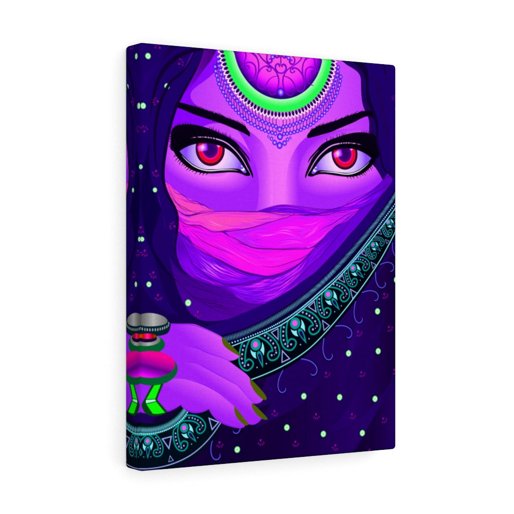 Indian Mystery Woman Red Eyes