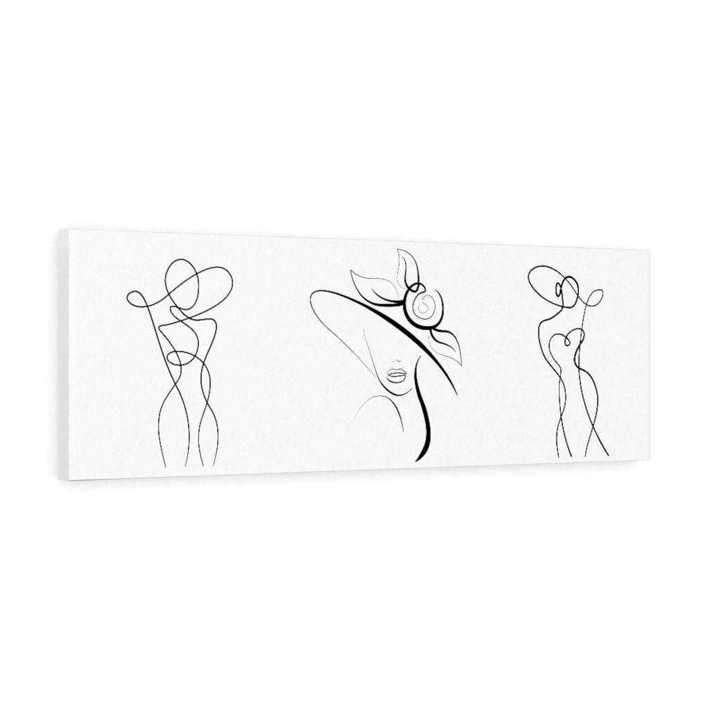 Feminine Figure with Hat Art