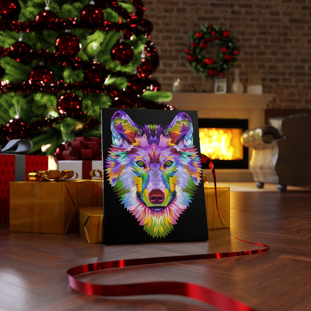 Wolf Face Vivid Art