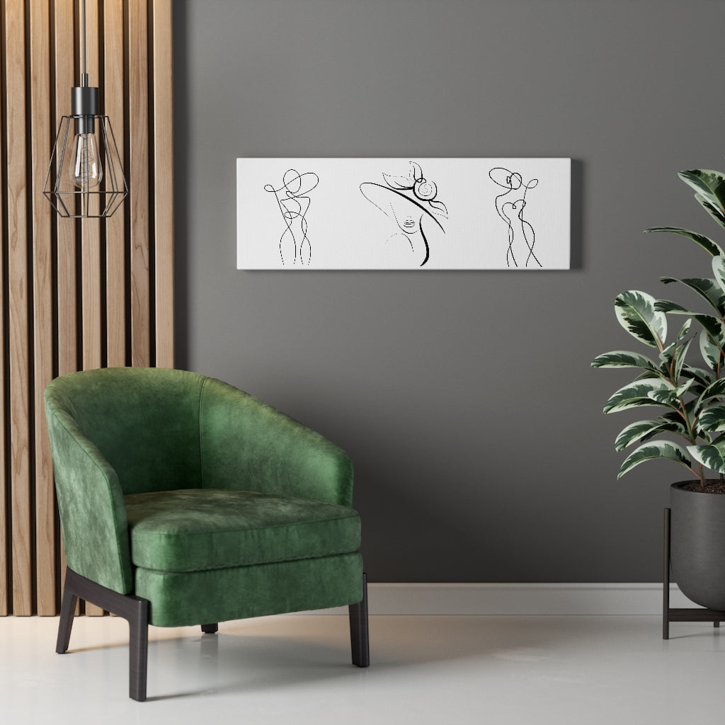 Feminine Figure with Hat Art