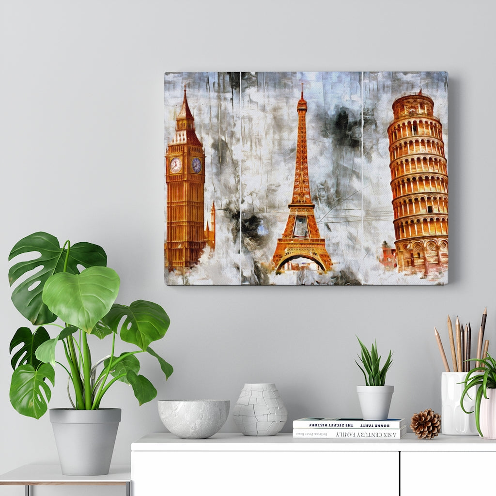 As Pretty as a Picture - Eiffel Tower, Leaning Tower of Pisa, Elizabeth Tower