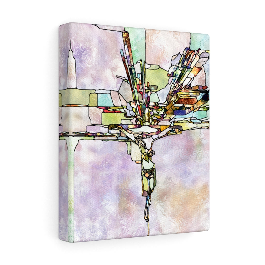 Faith Cross Shattered Glass
