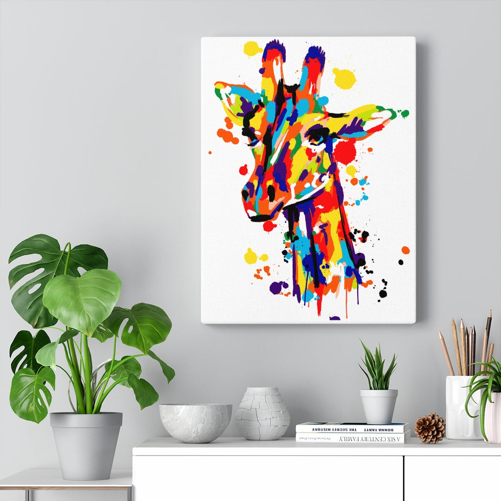 Giraffe Pop Art Vivid