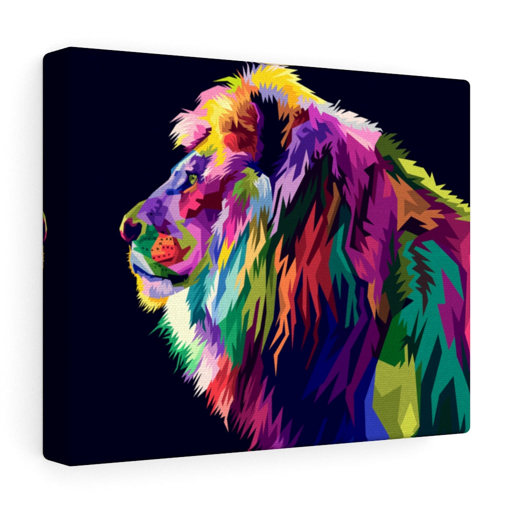 Lion Profile Vivid Color