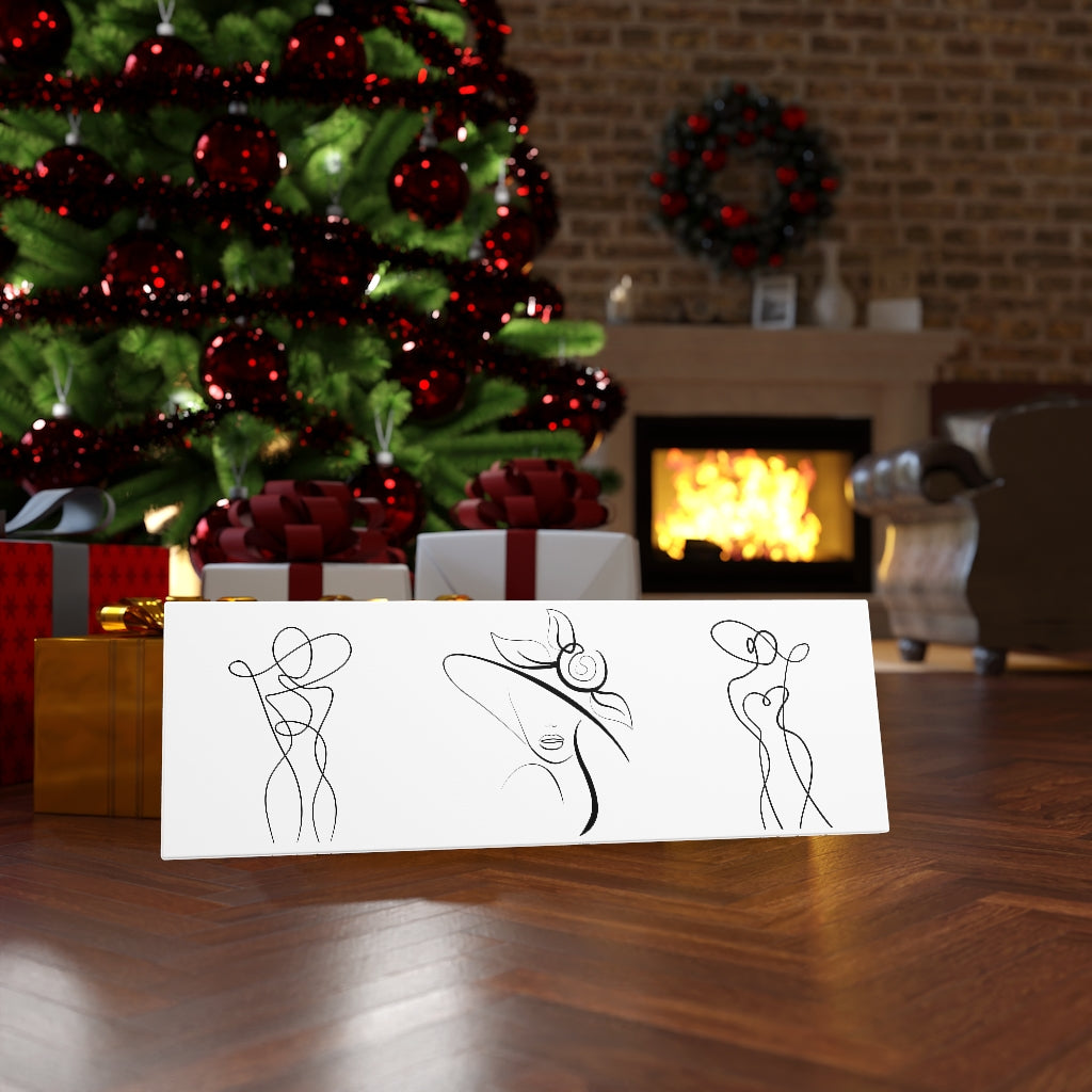 Feminine Figure with Hat Art