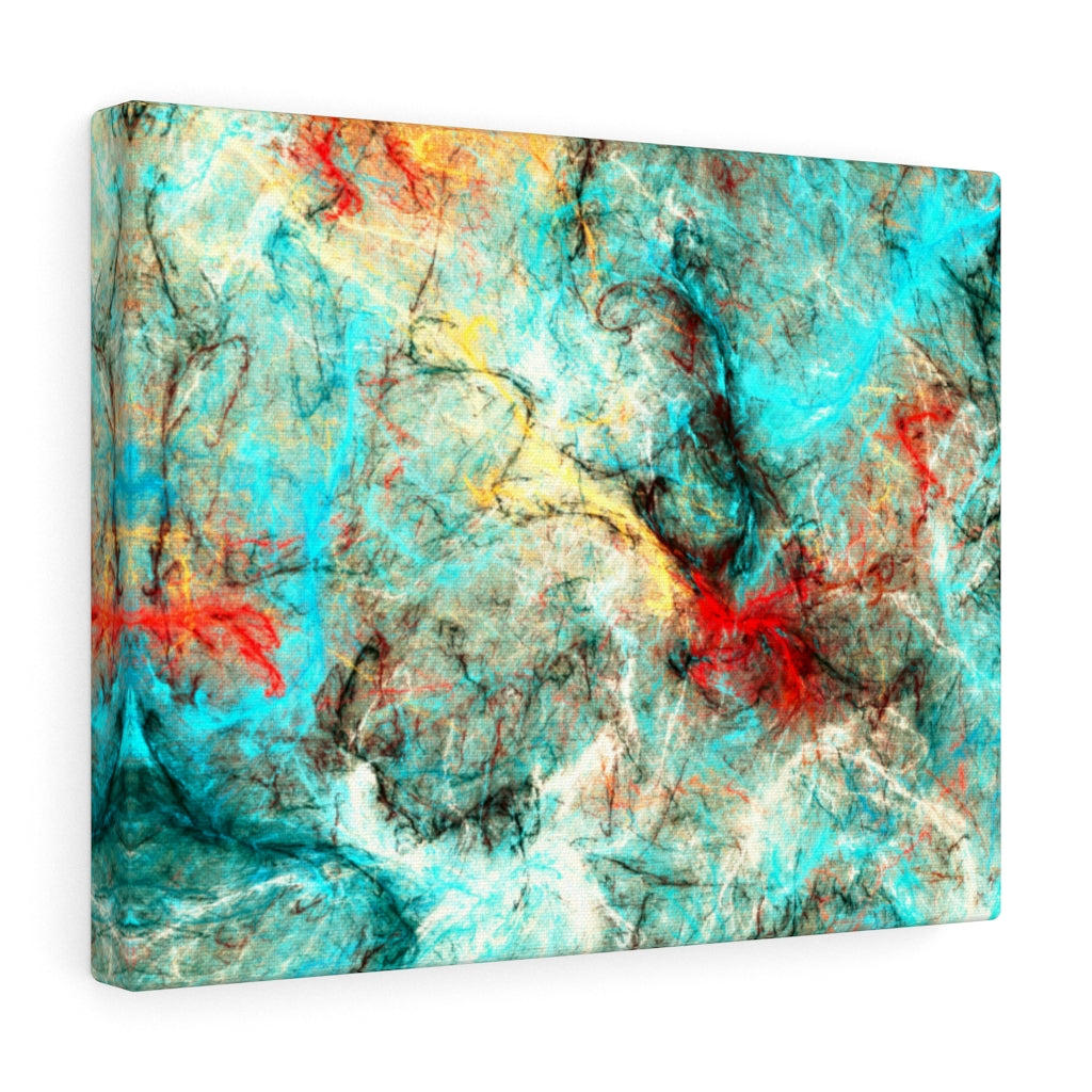 Teal Marble Watercolor