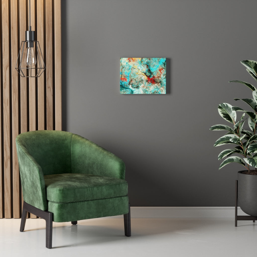 Teal Marble Watercolor