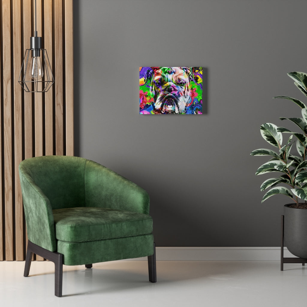 Bulldog Vivid Pop Art