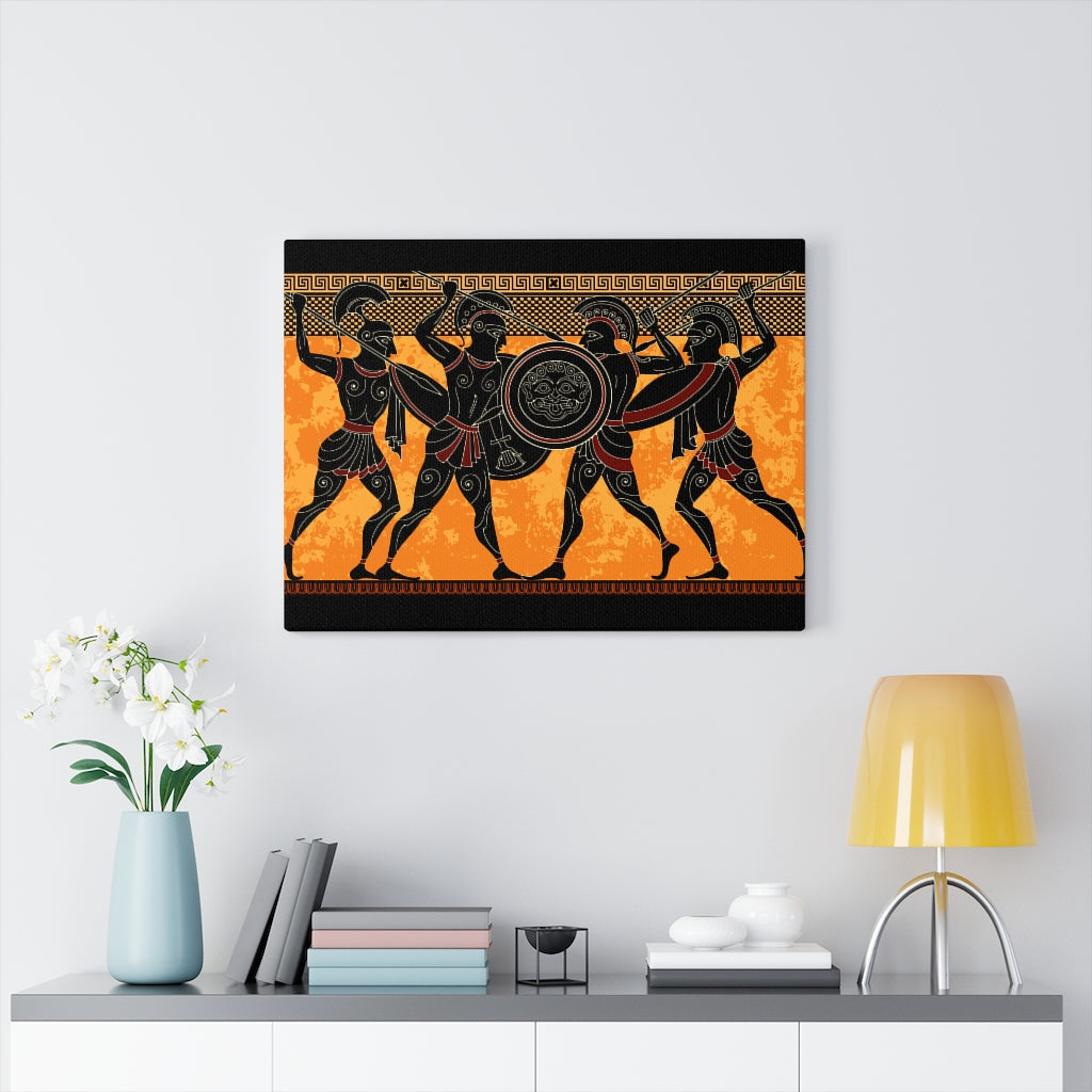 Greek Art Ancient Soldiers