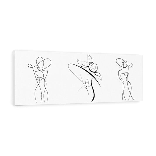 Feminine Figure with Hat Art