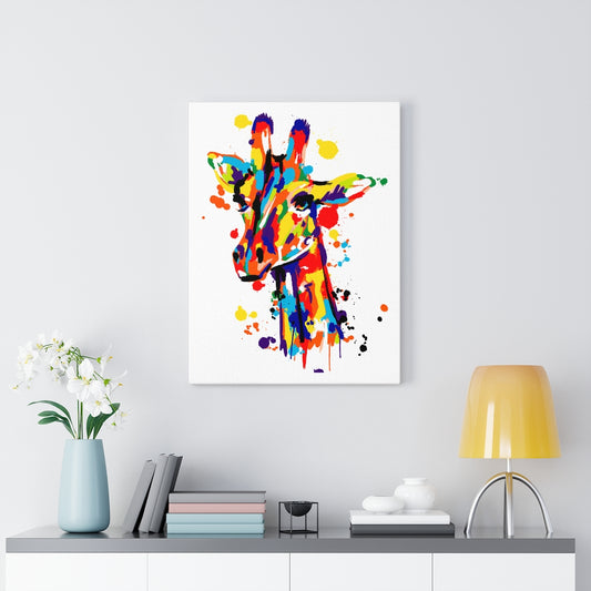 Giraffe Pop Art Vivid