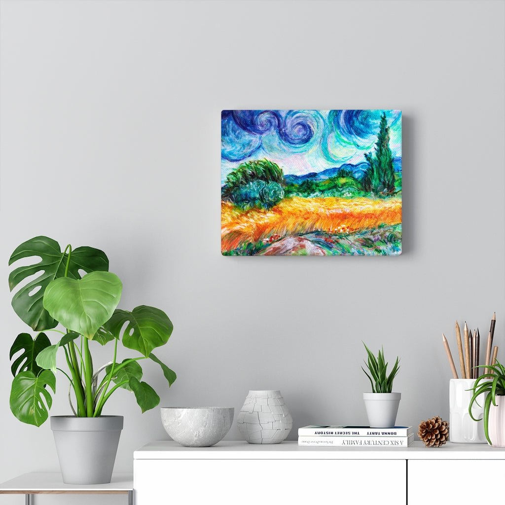 Sky Field Impressionism