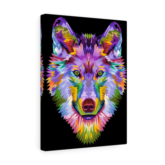 Wolf Face Vivid Art
