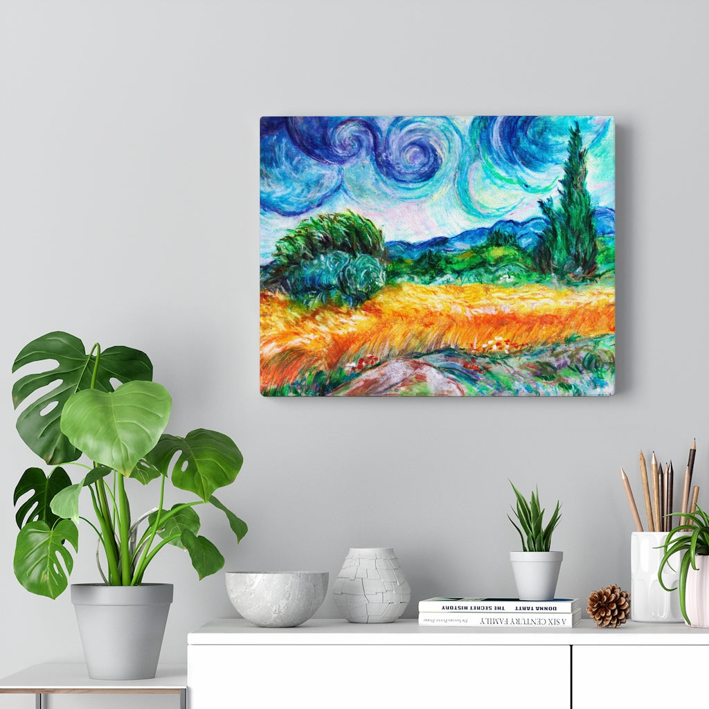 Sky Field Impressionism