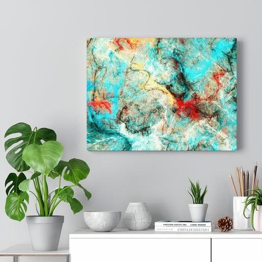 Teal Marble Watercolor