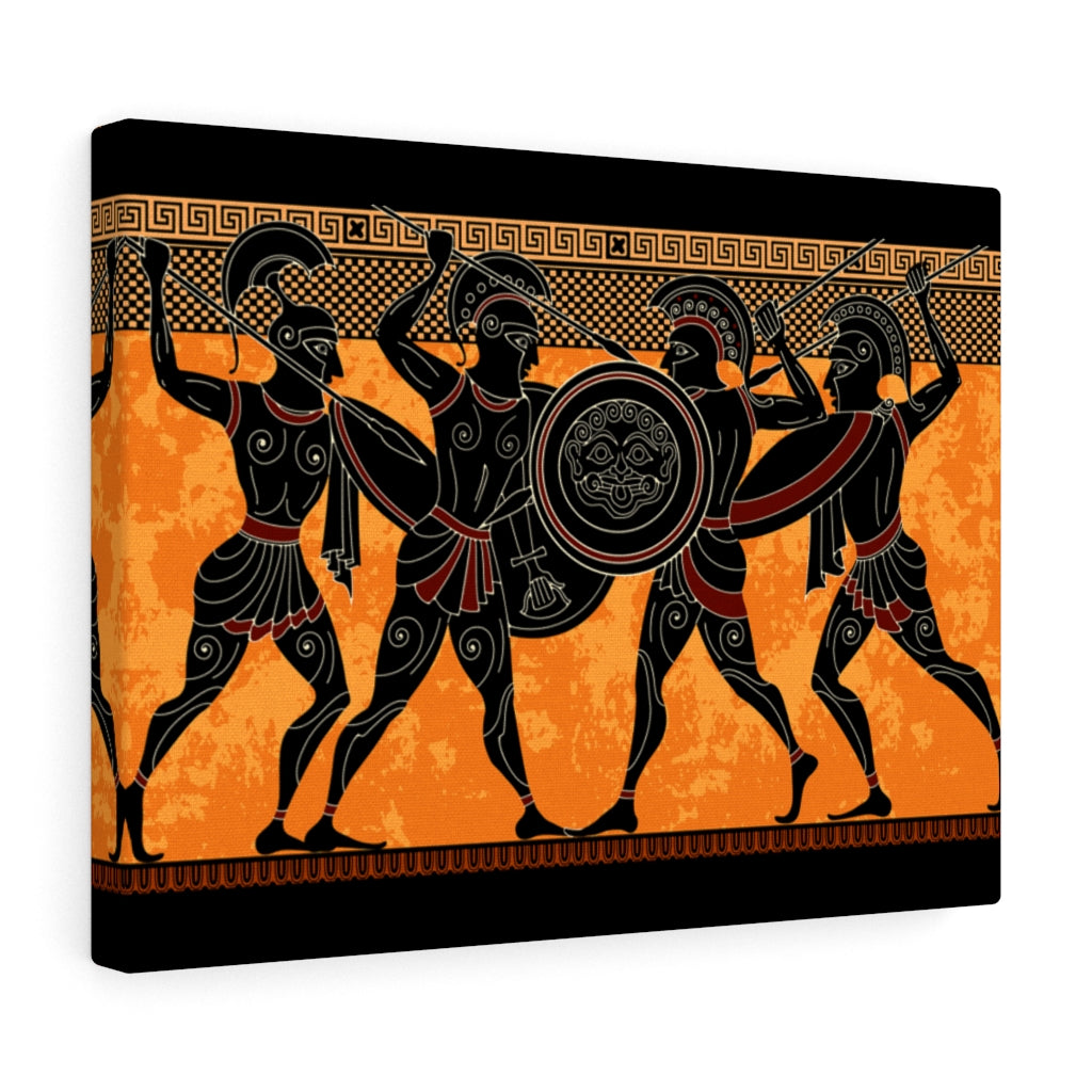 Greek Art Ancient Soldiers