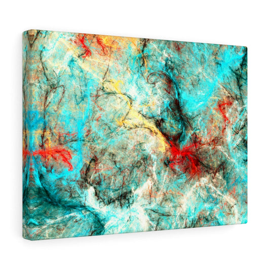 Teal Marble Watercolor