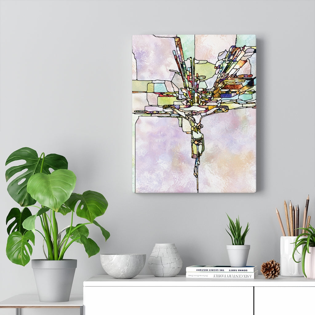 Faith Cross Shattered Glass