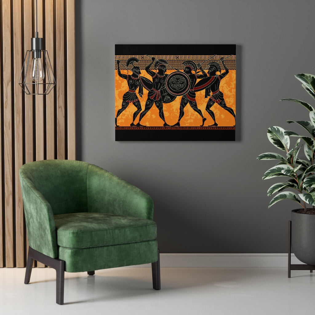 Greek Art Ancient Soldiers
