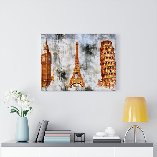 As Pretty as a Picture - Eiffel Tower, Leaning Tower of Pisa, Elizabeth Tower