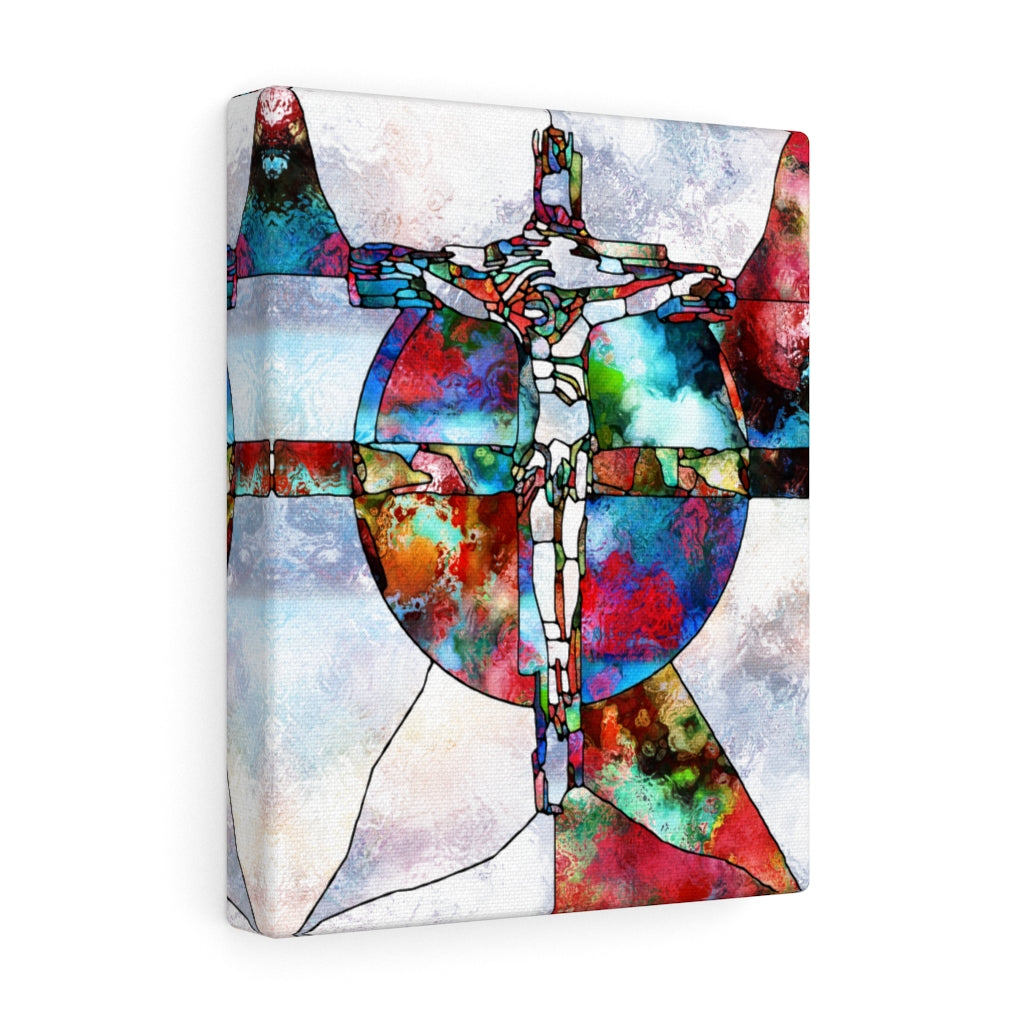 Christian Spectral Faith Cross Glass